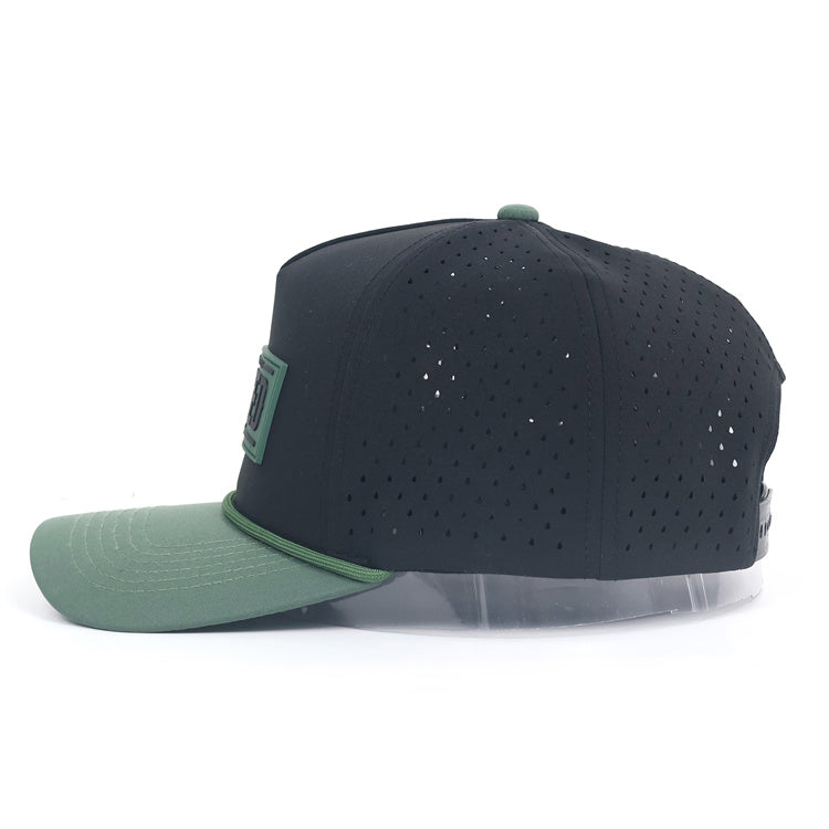 FORGED Performance Rope Hat/ Black & Green