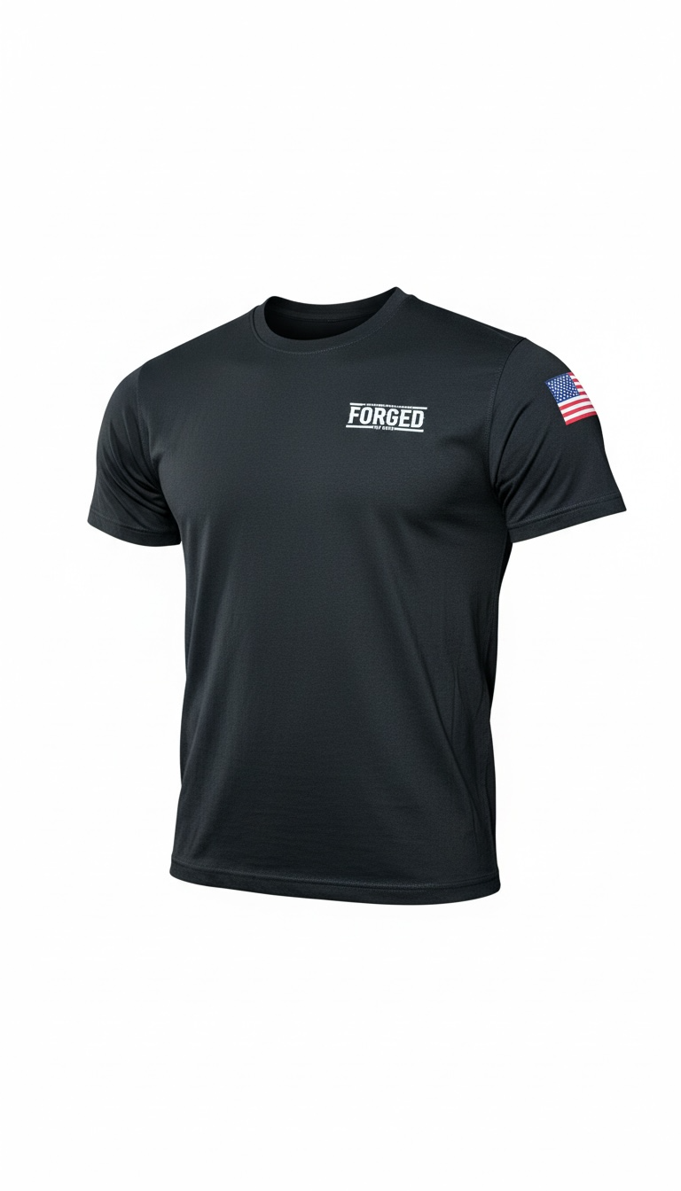 I Stopped Running Performance Tee | Forged by God