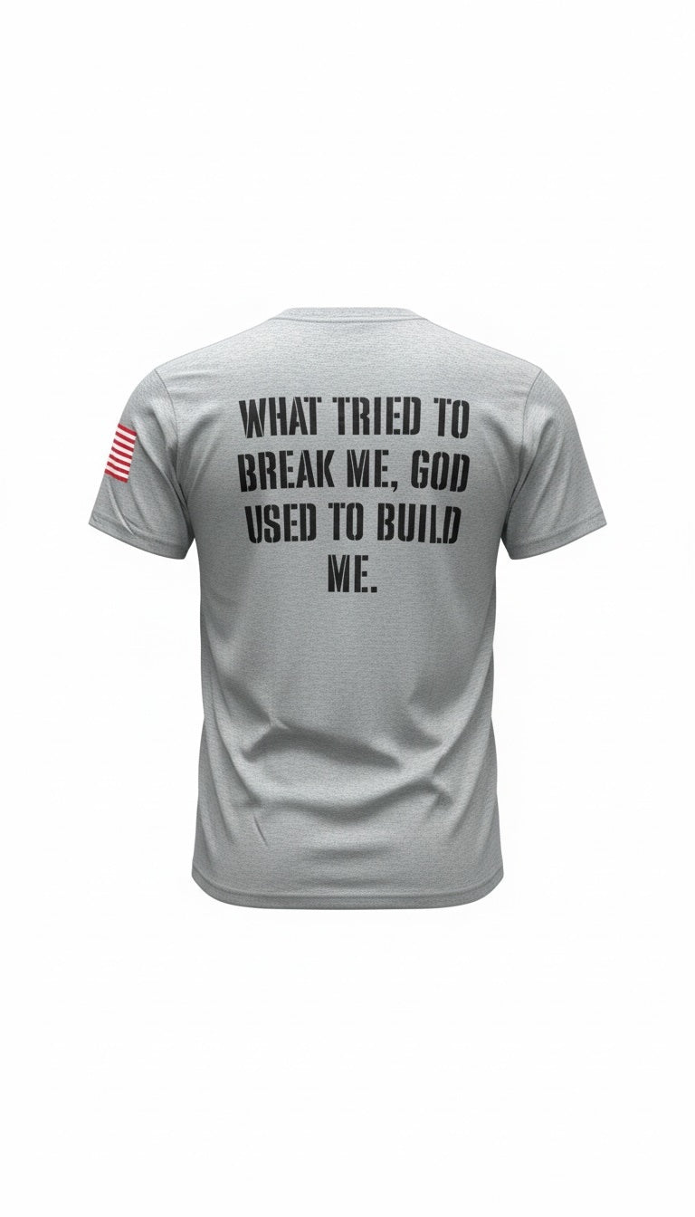 Built, Not Broken Tee | Forged by God