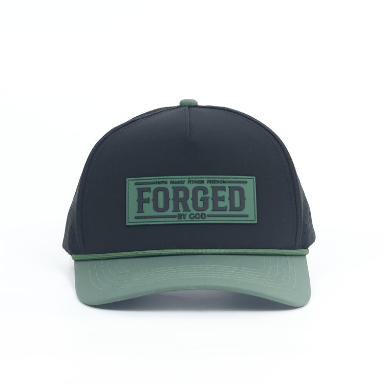 FORGED Performance Rope Hat/ Black & Green