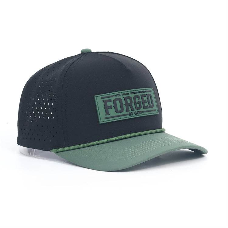 FORGED Performance Rope Hat/ Black & Green