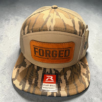 Forged By God Wood Camo Trucker Hat