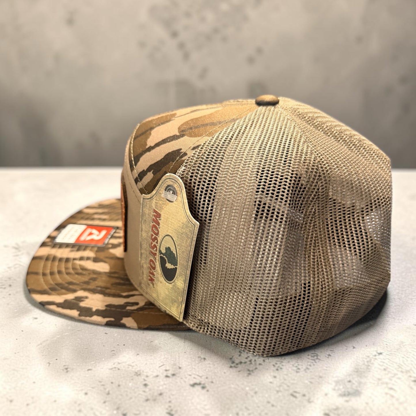 Forged By God Wood Camo Trucker Hat
