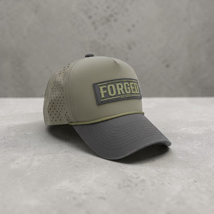 Forged by God Premium Rope Hat – Faith • Family • Fitness • Freedom