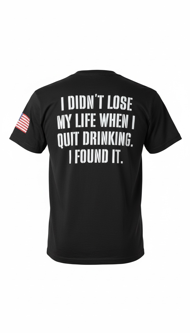 I Found My Life – Sobriety Tee | Forged by God