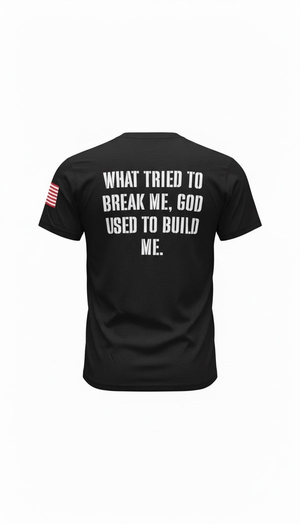 Built, Not Broken Tee | Forged by God