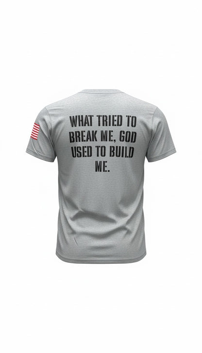 Built, Not Broken Tee | Forged by God
