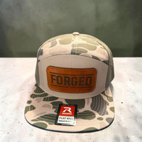 Forged By God Gray Camo Trucker Hat