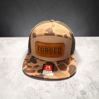 Forged By God Brown Camo Trucker Hat